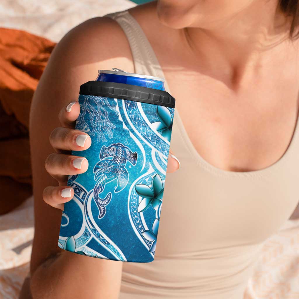 Polynesia World Ocean Day 4 in 1 Can Cooler Tumbler Ocean Style