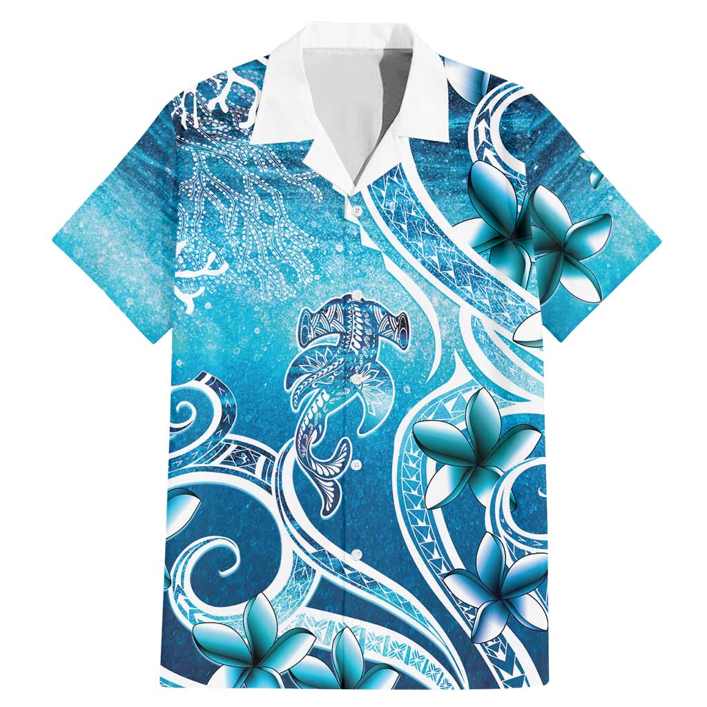Polynesia World Ocean Day Family Matching Mermaid Dress and Hawaiian Shirt Ocean Style