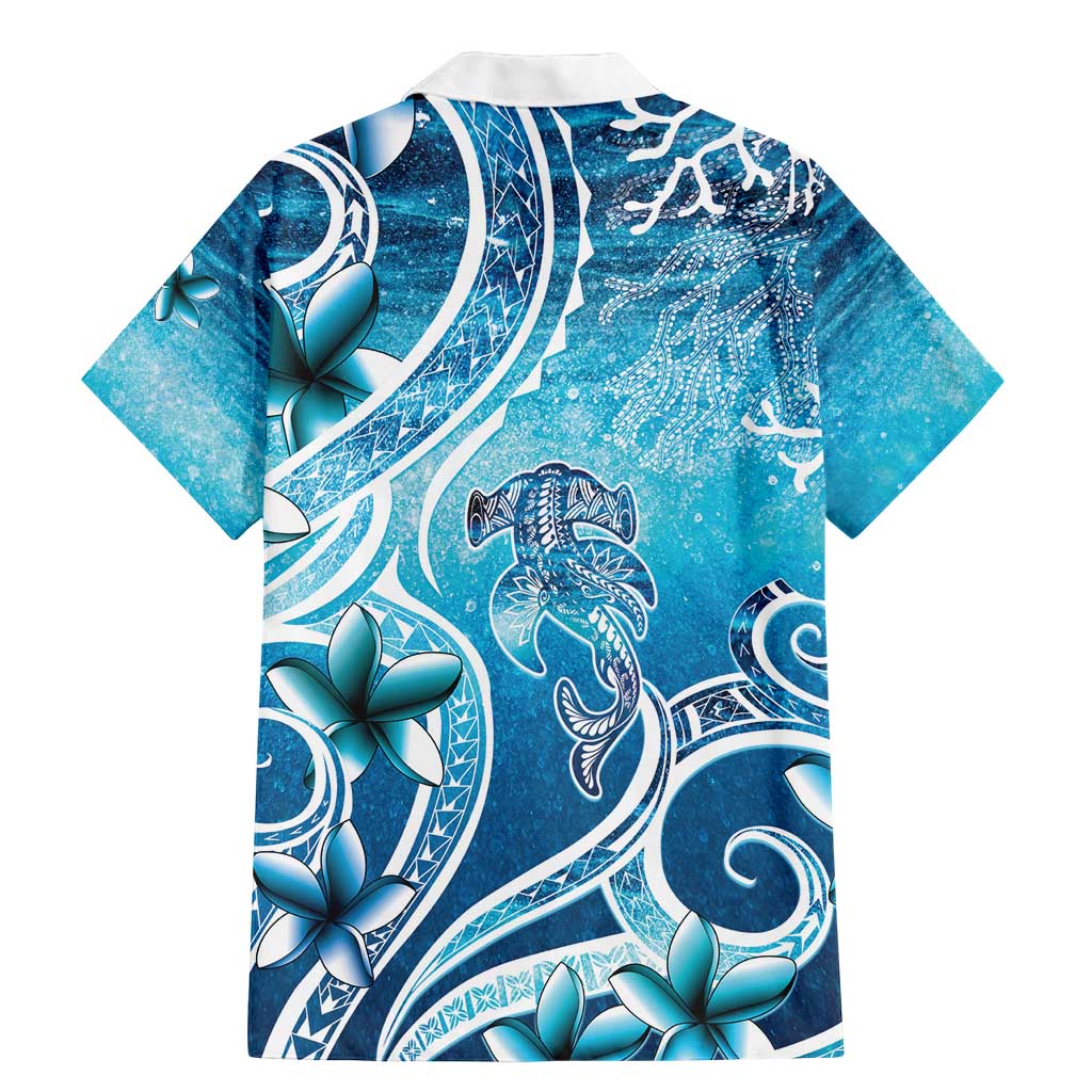 Polynesia World Ocean Day Family Matching Mermaid Dress and Hawaiian Shirt Ocean Style