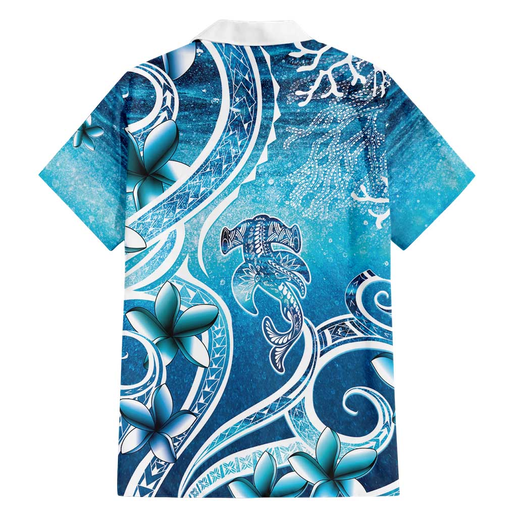 Polynesia World Ocean Day Family Matching Short Sleeve Bodycon Dress and Hawaiian Shirt Ocean Style