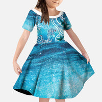Polynesia World Ocean Day Family Matching Summer Maxi Dress and Hawaiian Shirt Ocean Style