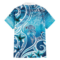 Polynesia World Ocean Day Family Matching Summer Maxi Dress and Hawaiian Shirt Ocean Style