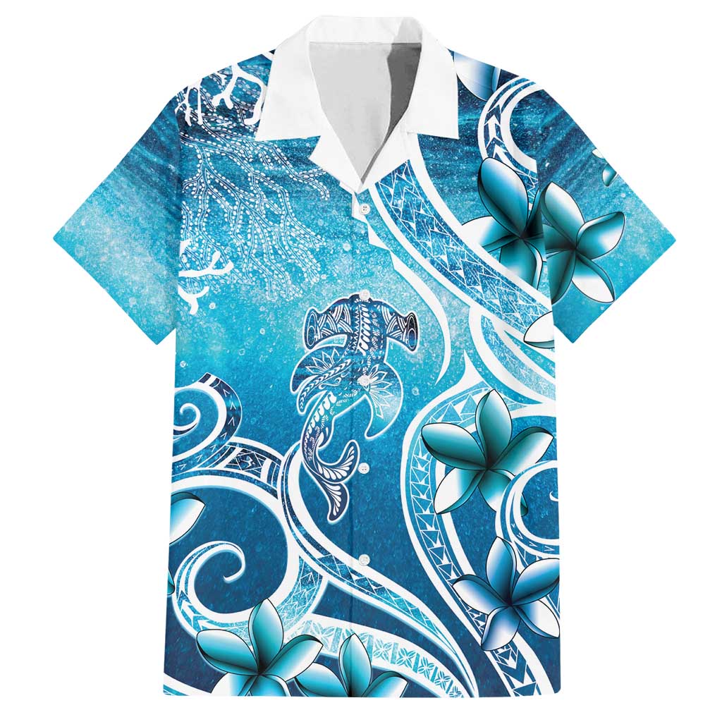 Polynesia World Ocean Day Family Matching Tank Maxi Dress and Hawaiian Shirt Ocean Style