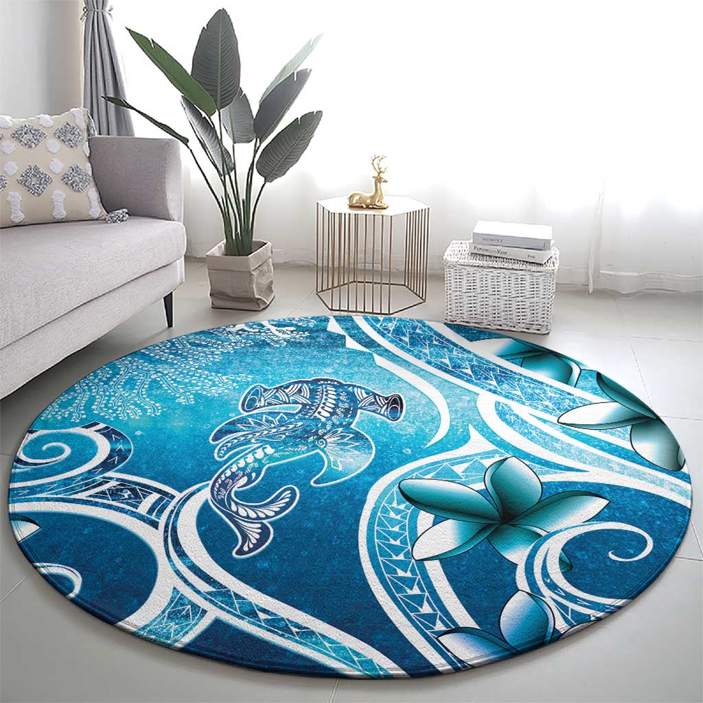 Polynesia World Ocean Day Round Carpet Ocean Style