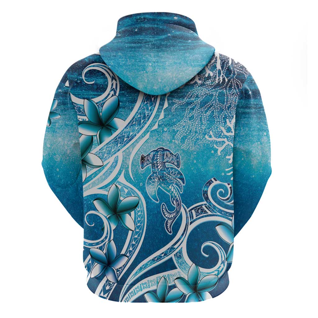 Polynesia World Ocean Day Zip Hoodie Ocean Style