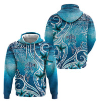 Polynesia World Ocean Day Zip Hoodie Ocean Style