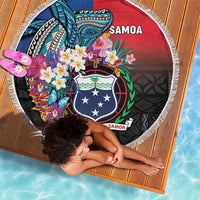 Samoa Beach Blanket Humpback Whale Siapo Pattern