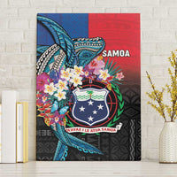 Samoa Canvas Wall Art Humpback Whale Siapo Pattern