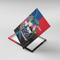 Samoa Canvas Wall Art Humpback Whale Siapo Pattern