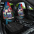 Samoa Car Seat Cover Humpback Whale Siapo Pattern
