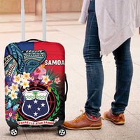 Samoa Luggage Cover Humpback Whale Siapo Pattern