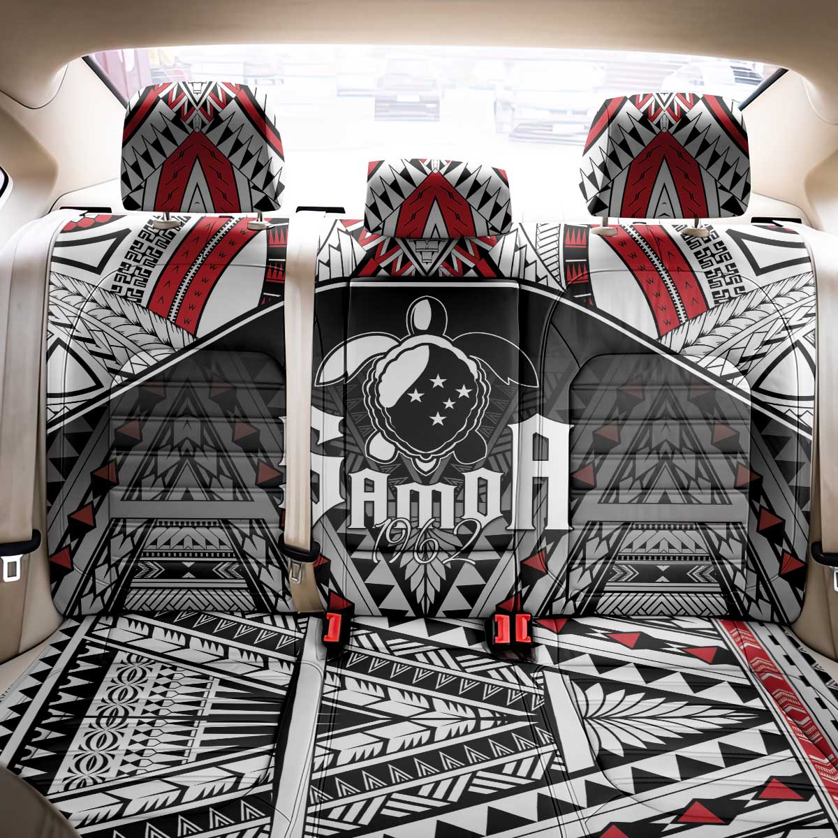 Samoa Independence Day Back Car Seat Cover Proud To Be Samoan