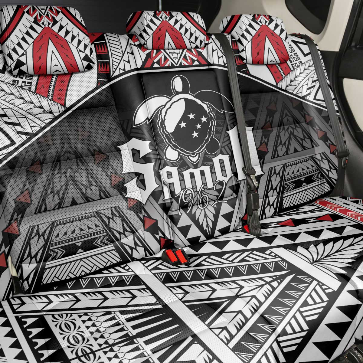 Samoa Independence Day Back Car Seat Cover Proud To Be Samoan