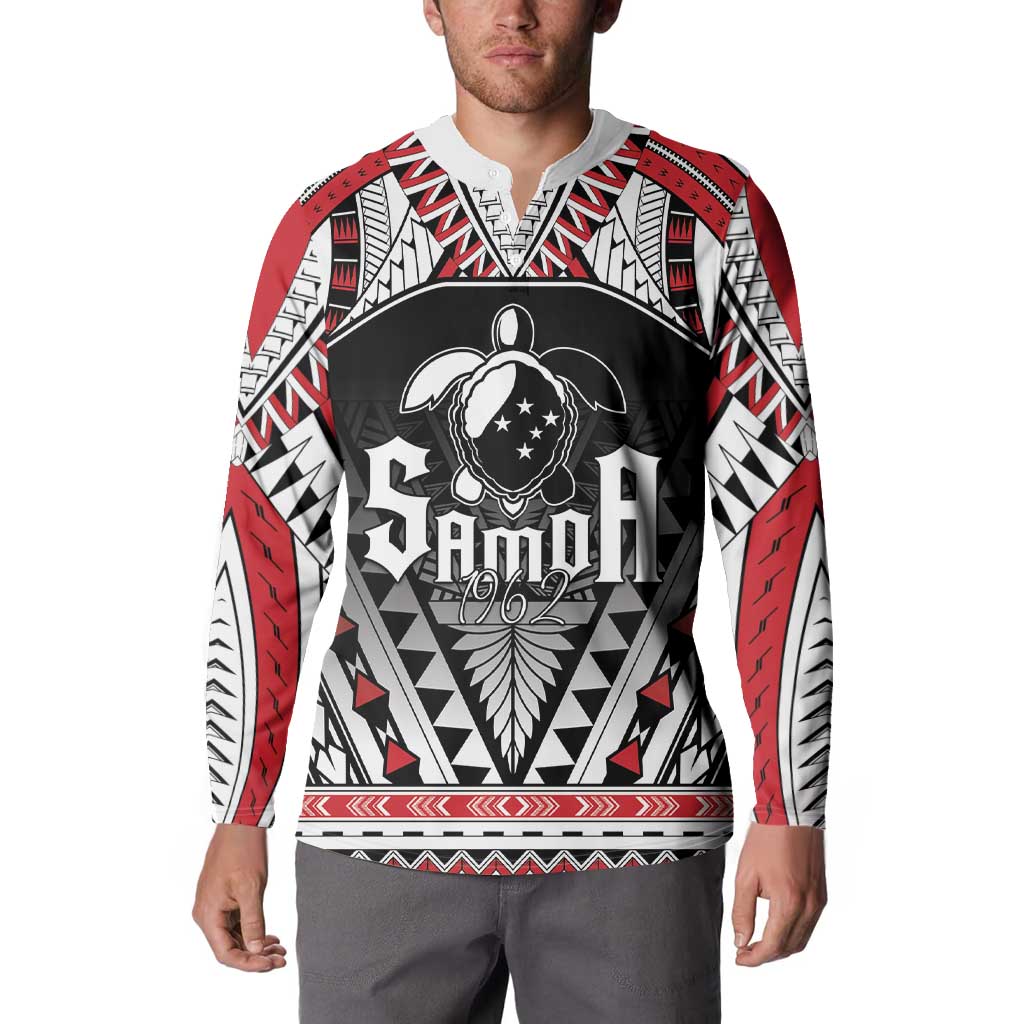 Samoa Independence Day Button Sweatshirt Proud To Be Samoan