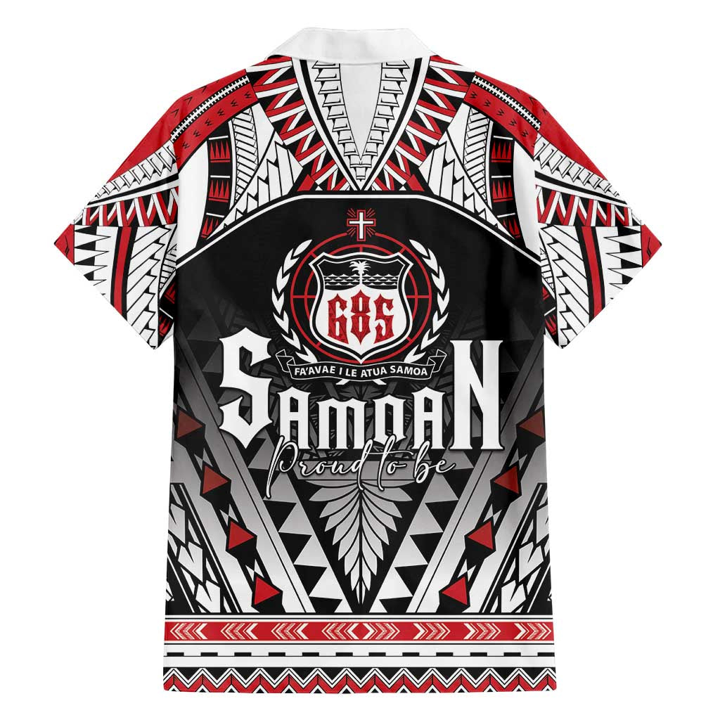 Samoa Independence Day Family Matching Off Shoulder Short Dress and Hawaiian Shirt Proud To Be Samoan