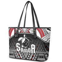 Samoa Independence Day Leather Tote Bag Proud To Be Samoan
