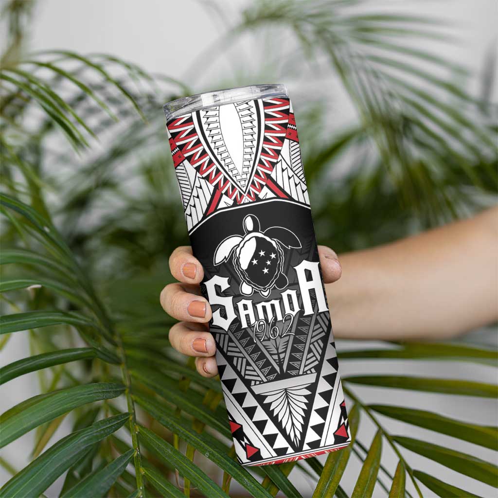 Samoa Independence Day Skinny Tumbler Proud To Be Samoan