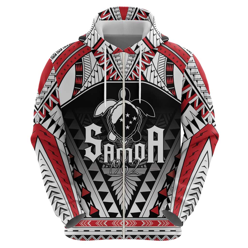 Samoa Independence Day Zip Hoodie Proud To Be Samoan