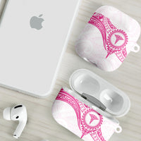 New Zealand Aotearoa AirPods Case Nurse Tribal Pink Version