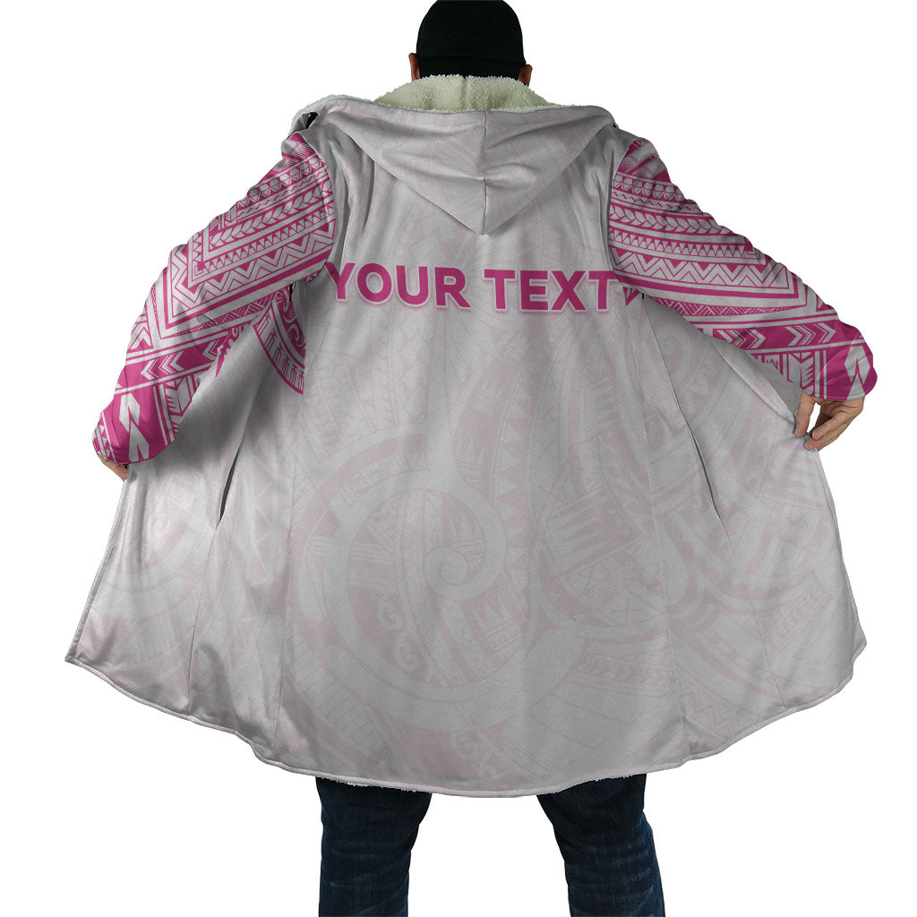Personalised New Zealand Aotearoa Cloak Nurse Tribal Pink Version LT05 - Polynesian Pride
