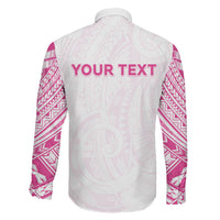 Personalised New Zealand Aotearoa Family Matching Mermaid Dress and Hawaiian Shirt Nurse Tribal Pink Version