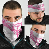 New Zealand Aotearoa Neck Gaiter Nurse Tribal Pink Version