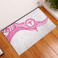 New Zealand Aotearoa Rubber Doormat Nurse Tribal Pink Version LT05 - Polynesian Pride