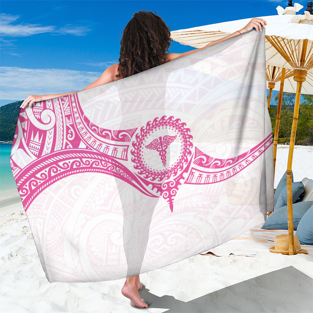 New Zealand Aotearoa Sarong Nurse Tribal Pink Version