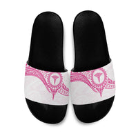 New Zealand Aotearoa Slide Sandals Nurse Tribal Pink Version LT05 Pink - Polynesian Pride