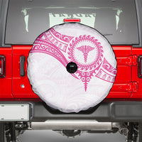 New Zealand Aotearoa Spare Tire Cover Nurse Tribal Pink Version LT05 - Polynesian Pride
