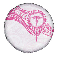 New Zealand Aotearoa Spare Tire Cover Nurse Tribal Pink Version LT05 - Polynesian Pride