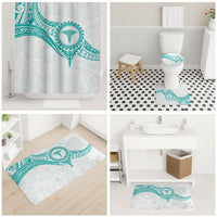 New Zealand Aotearoa Bathroom Set Nurse Tribal Teal Version