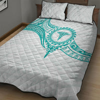 New Zealand Aotearoa Quilt Bed Set Nurse Tribal Teal Version LT05 - Polynesian Pride