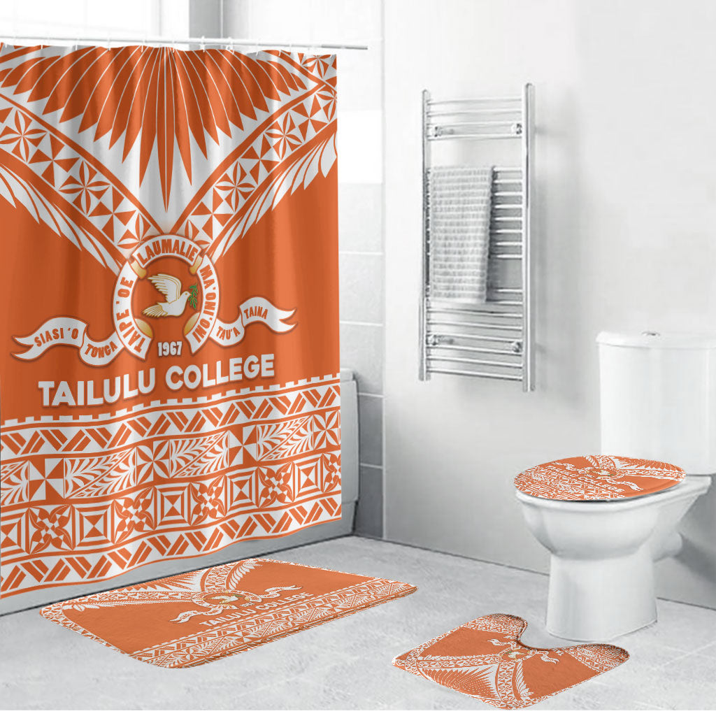 Tonga Tailulu College Bathroom Set Tongan Kupesi Pattern