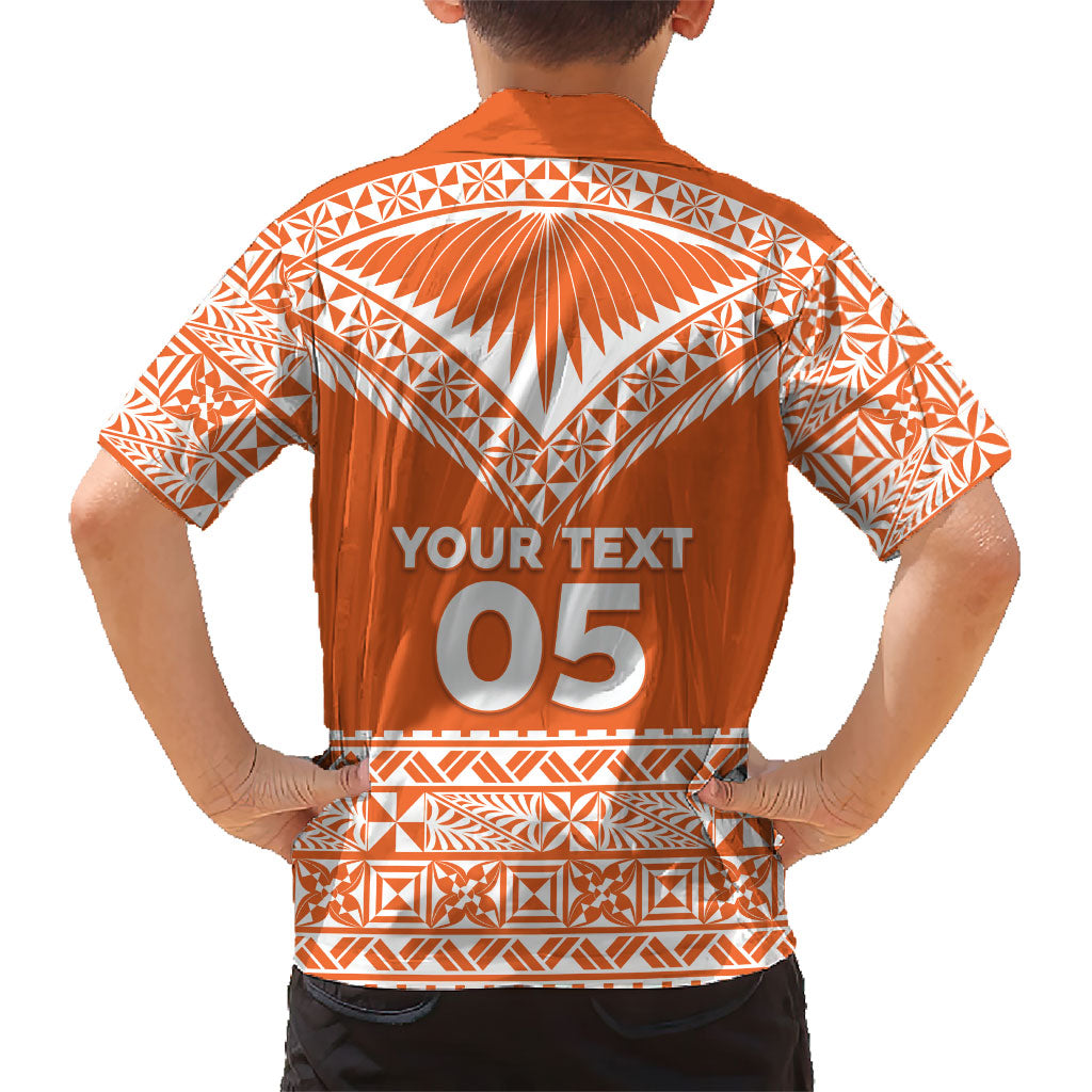 Personalised Tonga Tailulu College Family Matching Summer Maxi Dress and Hawaiian Shirt Tongan Kupesi Pattern