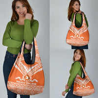 Tonga Tailulu College Grocery Bag Tongan Kupesi Pattern