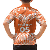 Personalised Tonga Tailulu College Hawaiian Shirt Tongan Kupesi Pattern