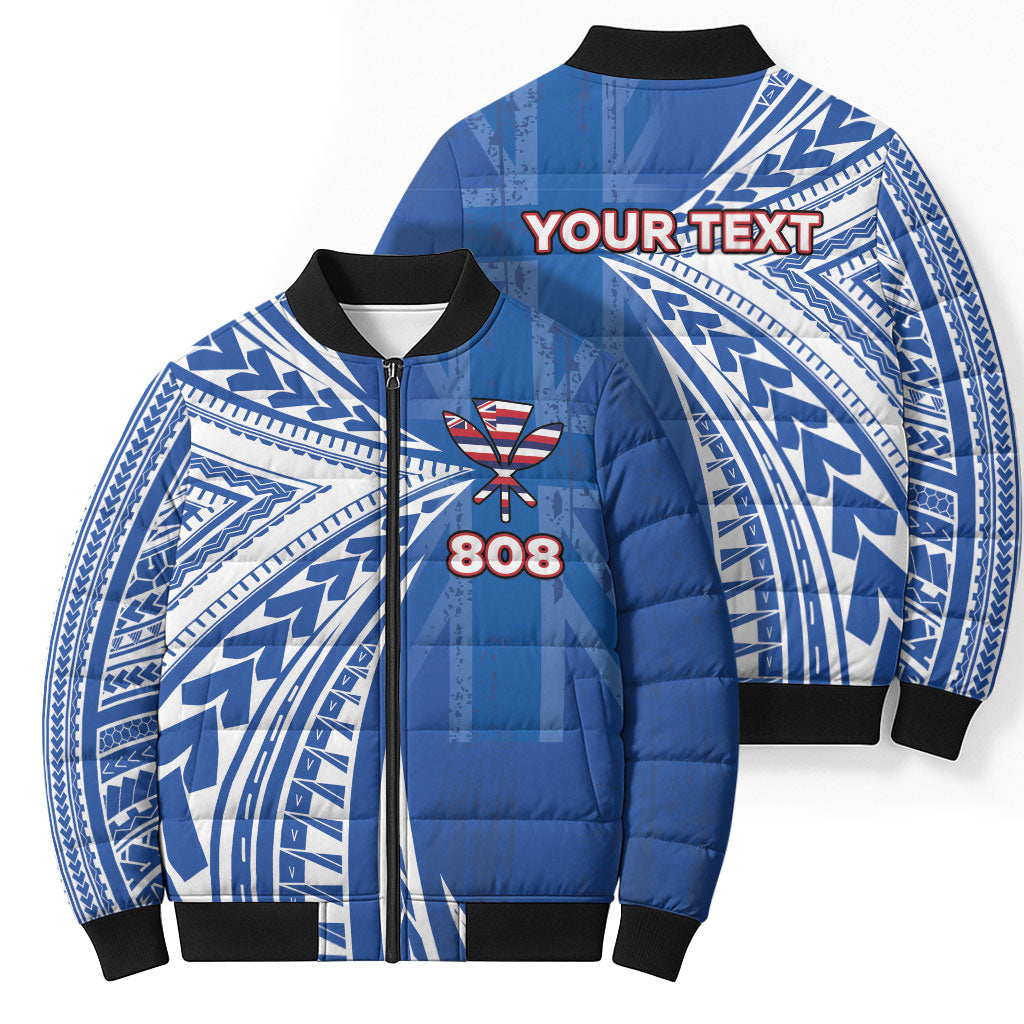Personalised Hawaii 808 Bomber Puffer Jacket Unique Style