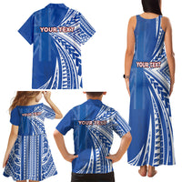 Personalised Hawaii 808 Family Matching Tank Maxi Dress and Hawaiian Shirt Unique Style
