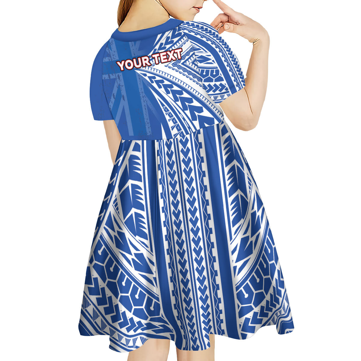 Personalised Hawaii 808 Kid Short Sleeve Dress Unique Style