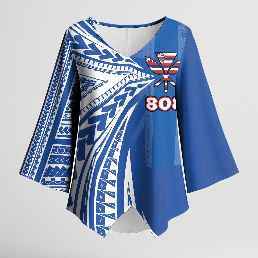 Personalised Hawaii 808 Kimono Sleeve Blouse Unique Style