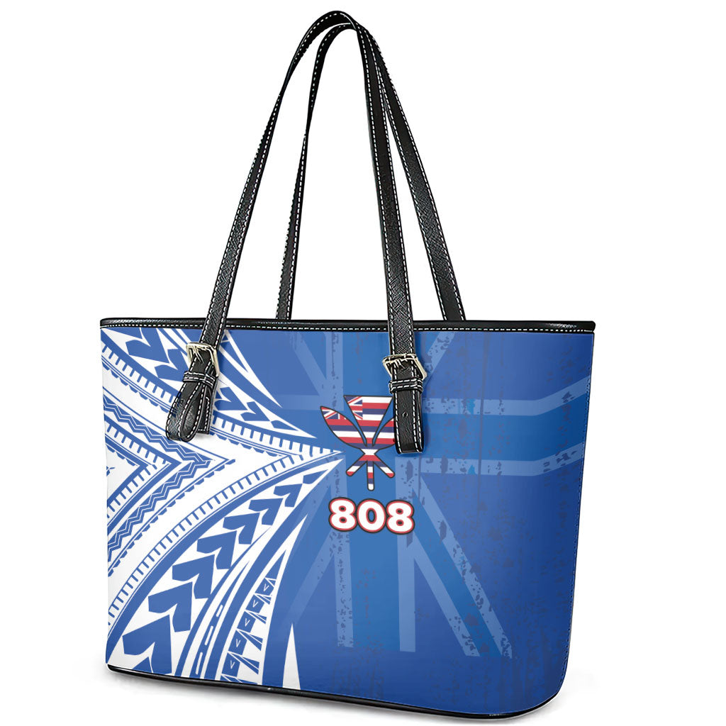 Hawaii 808 Leather Tote Bag Unique Style