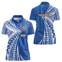 Personalised Hawaii 808 Women Polo Shirt Unique Style