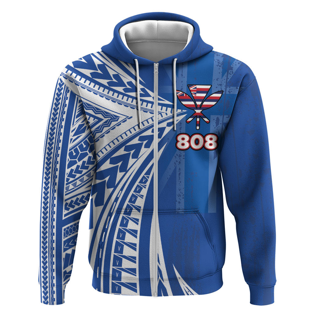 Personalised Hawaii 808 Zip Hoodie Unique Style