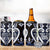 Custom Aotearoa Ngati Tuwharetoa 4 in 1 Can Cooler Tumbler Maori Tribal Pattern