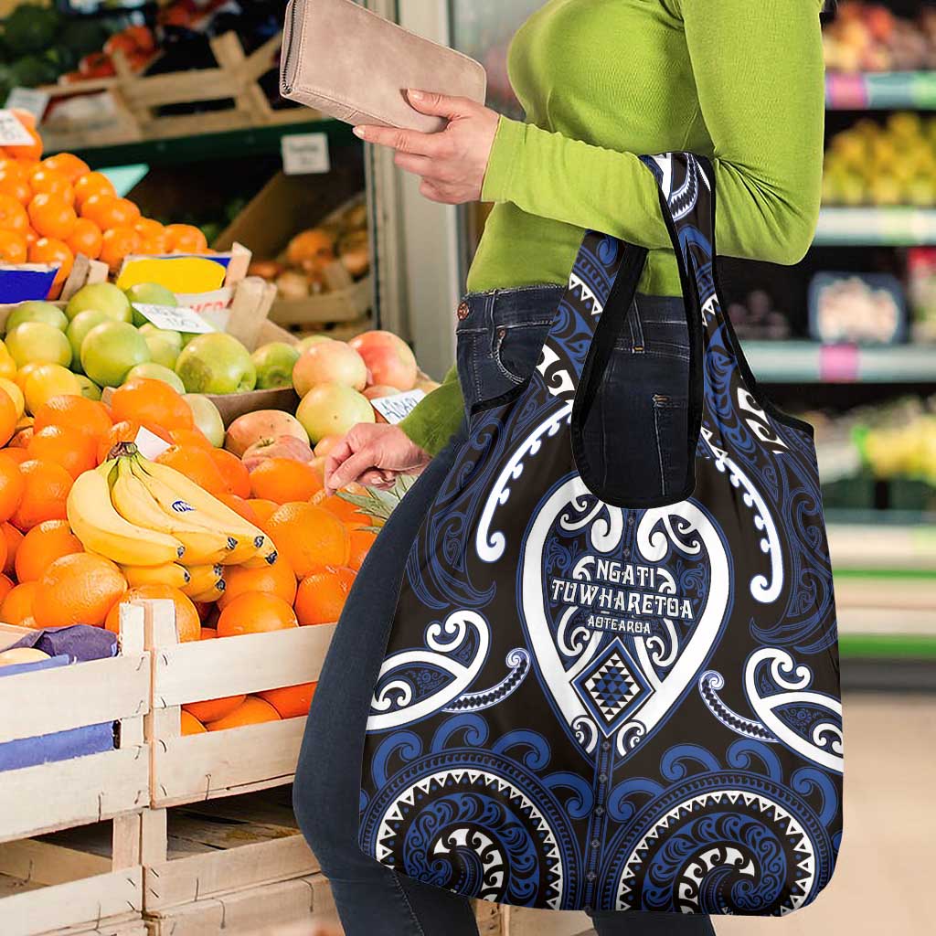 Aotearoa Ngati Tuwharetoa Grocery Bag Maori Tribal Pattern