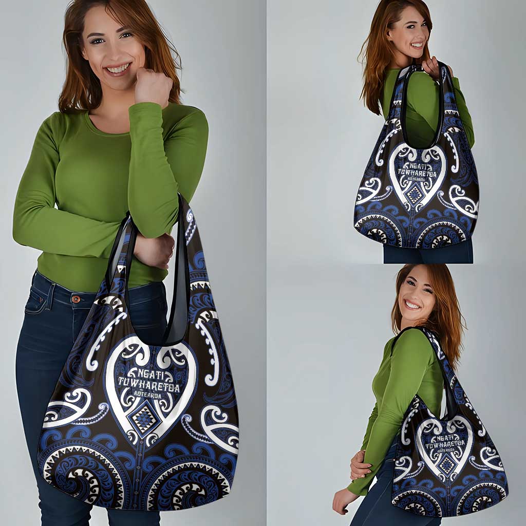Aotearoa Ngati Tuwharetoa Grocery Bag Maori Tribal Pattern