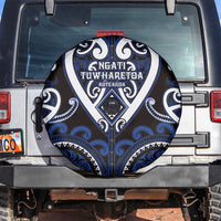 Aotearoa Ngati Tuwharetoa Spare Tire Cover Maori Tribal Pattern