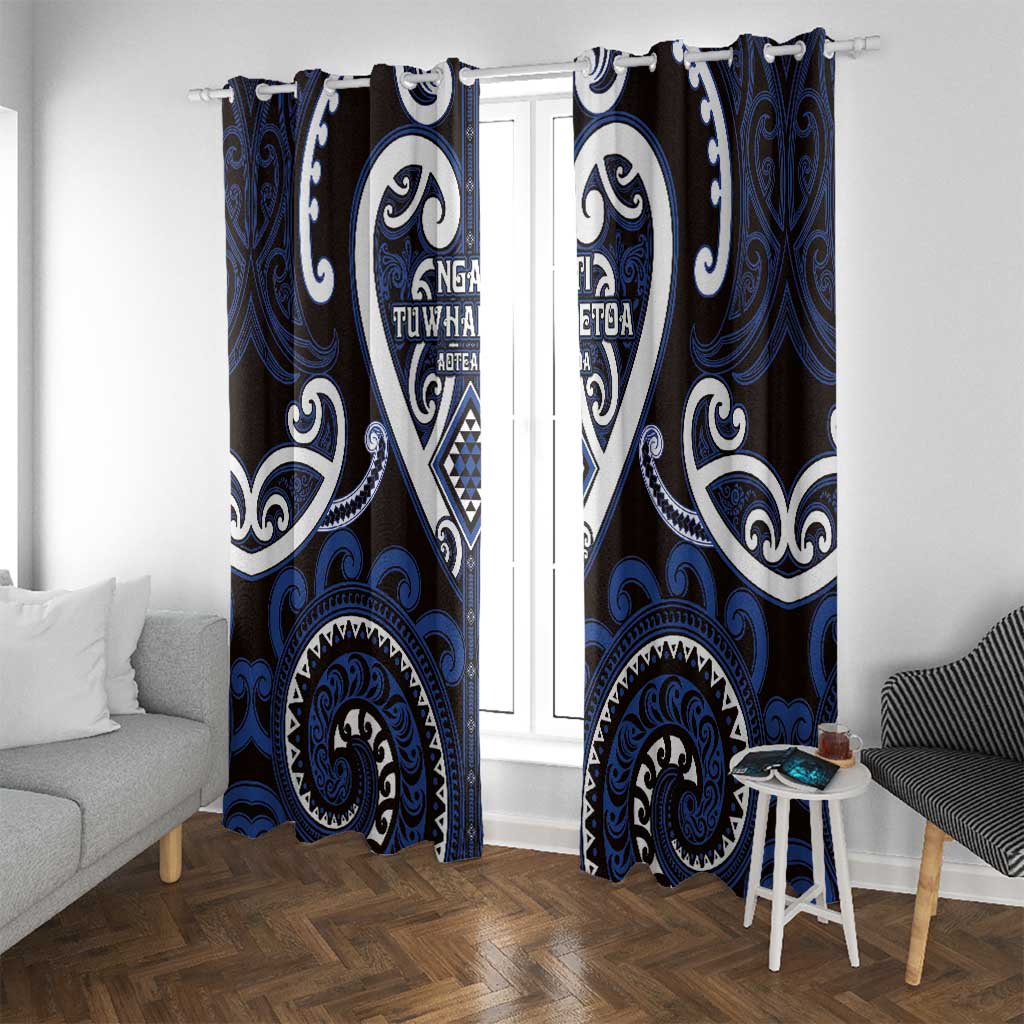 Aotearoa Ngati Tuwharetoa Window Curtain Maori Tribal Pattern