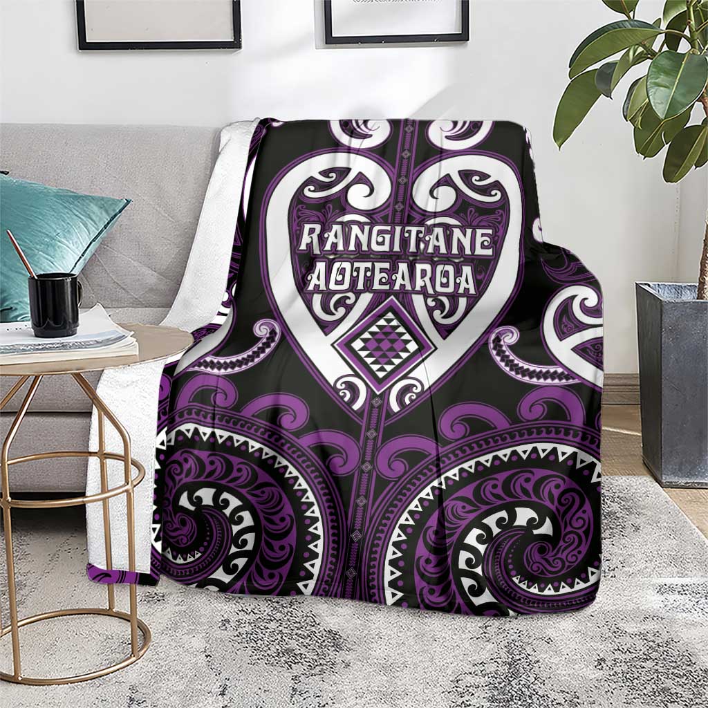 Aotearoa Rangitane Blanket Maori Tribal Pattern